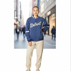 Detroit Blue Varsity Jacket